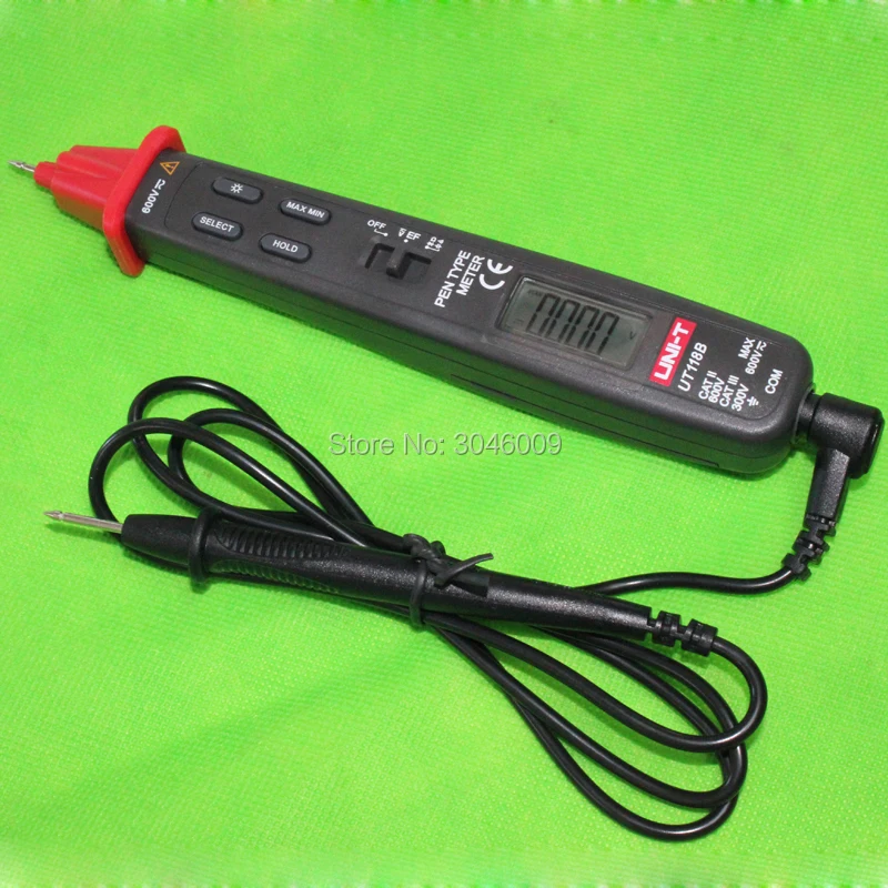 UNI-T UT118B Ручка Тип Цифровой мультиметр/EF функция/ЖК-подсветка/цифровой удержание/автоматическое выключение