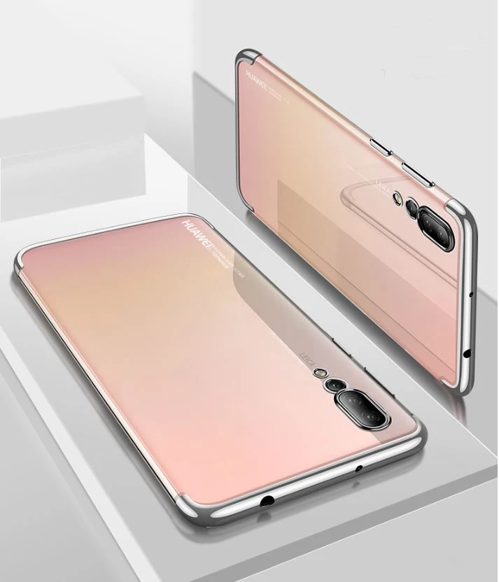 1 шт. чехол для huawei Коврики 30 20 10 9 pro Lite P20 P10 P9 Honor V10 V9 чехол Роскошный прозрачный чехол из термополиуретана и силикона чехол с металлическим эффектом чехол