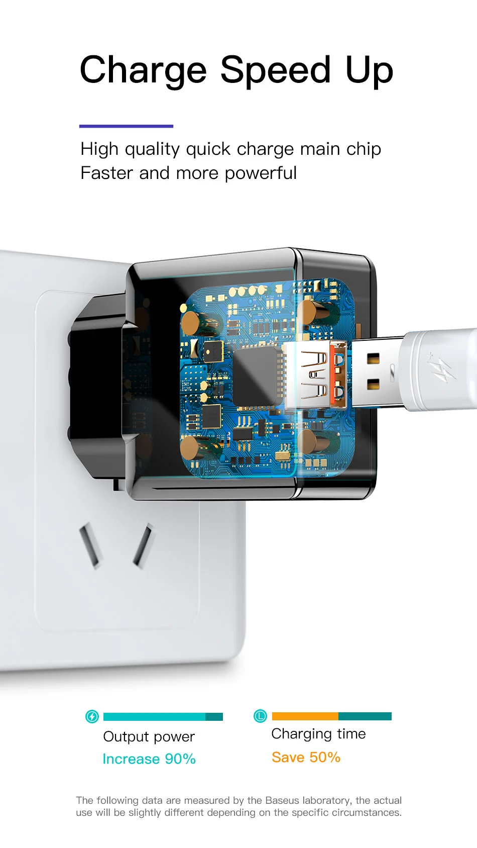 Baseus Quick Charge 3,0 2,0 USB зарядное устройство для iPhone Xiaomi samsung huawei QC3.0 QC быстрое зарядное устройство Turbo настенное зарядное устройство для мобильного телефона