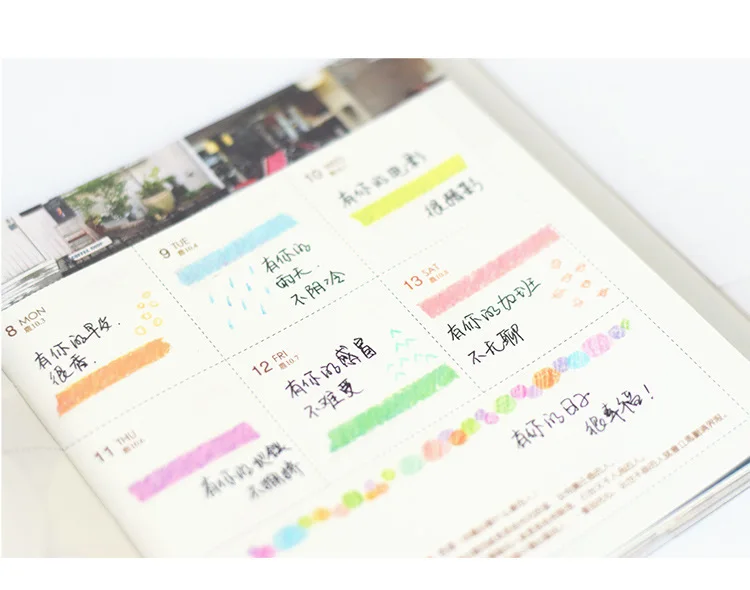 2 комплекта карандаш разноцветная Бумага васи лента 7 мм* 7 м Тонкая маскирующая лента декоративная наклейка для дневника блокнот канцелярские принадлежности papeleria EJ934