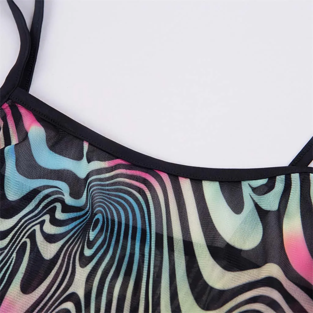 Платье женское винтажное без рукавов для пляжной вечеринки | Женская одежда