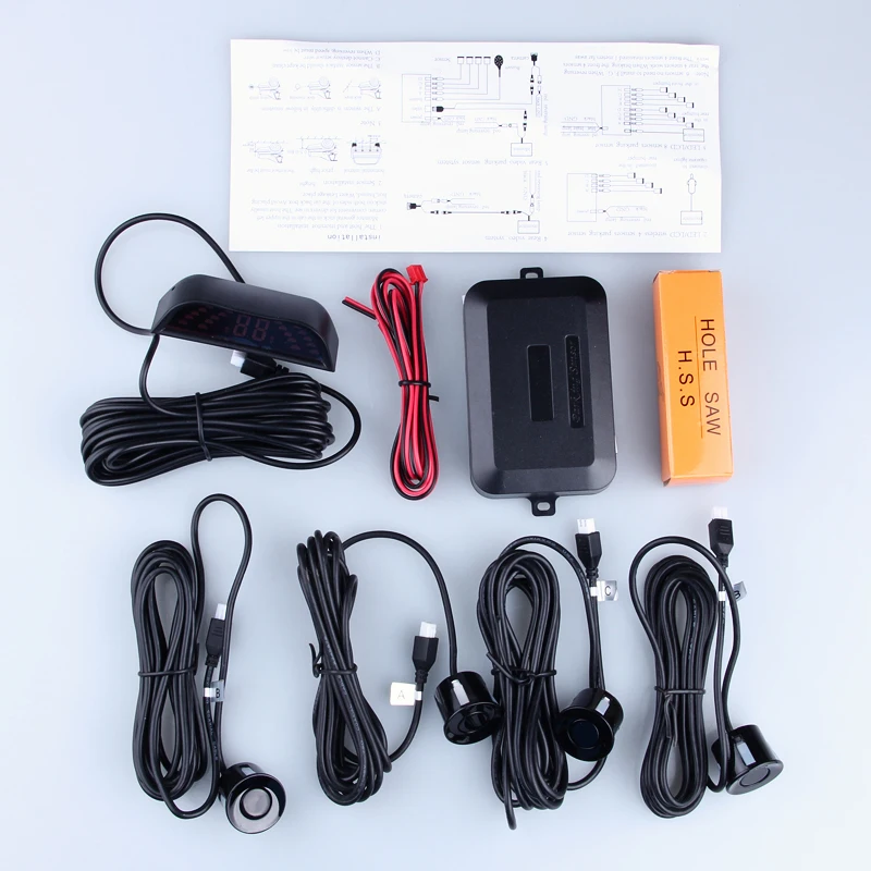 Парковочные датчики 4 шт. парковочные со светодиодным дисплеем| |