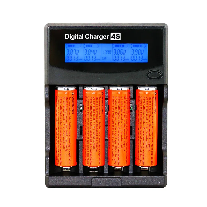 Зарядное устройство для аккумулятора ЖК дисплей 3 7 В/1 2 В AA/AAA 18650/26650/16340/14500 с