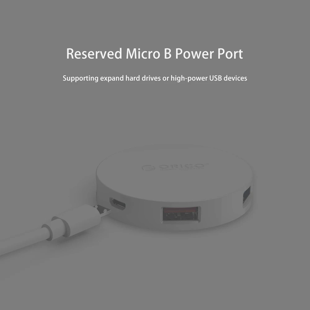 Высокоскоростной концентратор USB ORICO HA4U 4 портовый 3 0 OTG usb разветвитель со