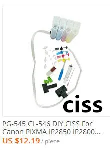 4X100 ML BK C M Y PG-545 CL-546 краска на основе красителя для Canon PIXMA iP2850 iP2800 MG2400 MG2450 MG2455 MG2500 MG2550 MG2900 MG2920 MG2950 MG2555
