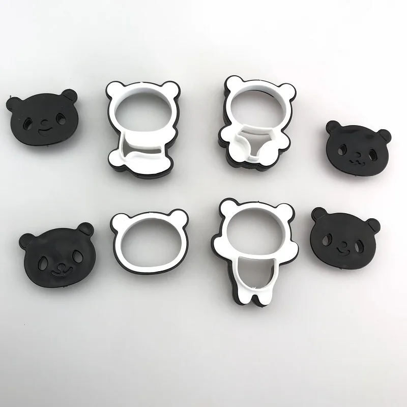 4 шт./компл. симпатичная форма для печенья в форме медведя панды Пластиковая