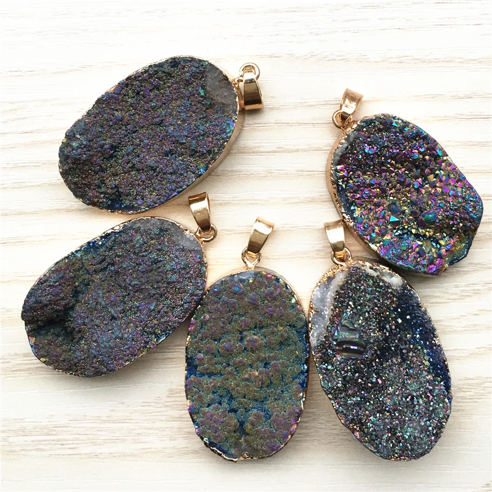 5 шт./партия подвеска из натурального агата|Подвески| |