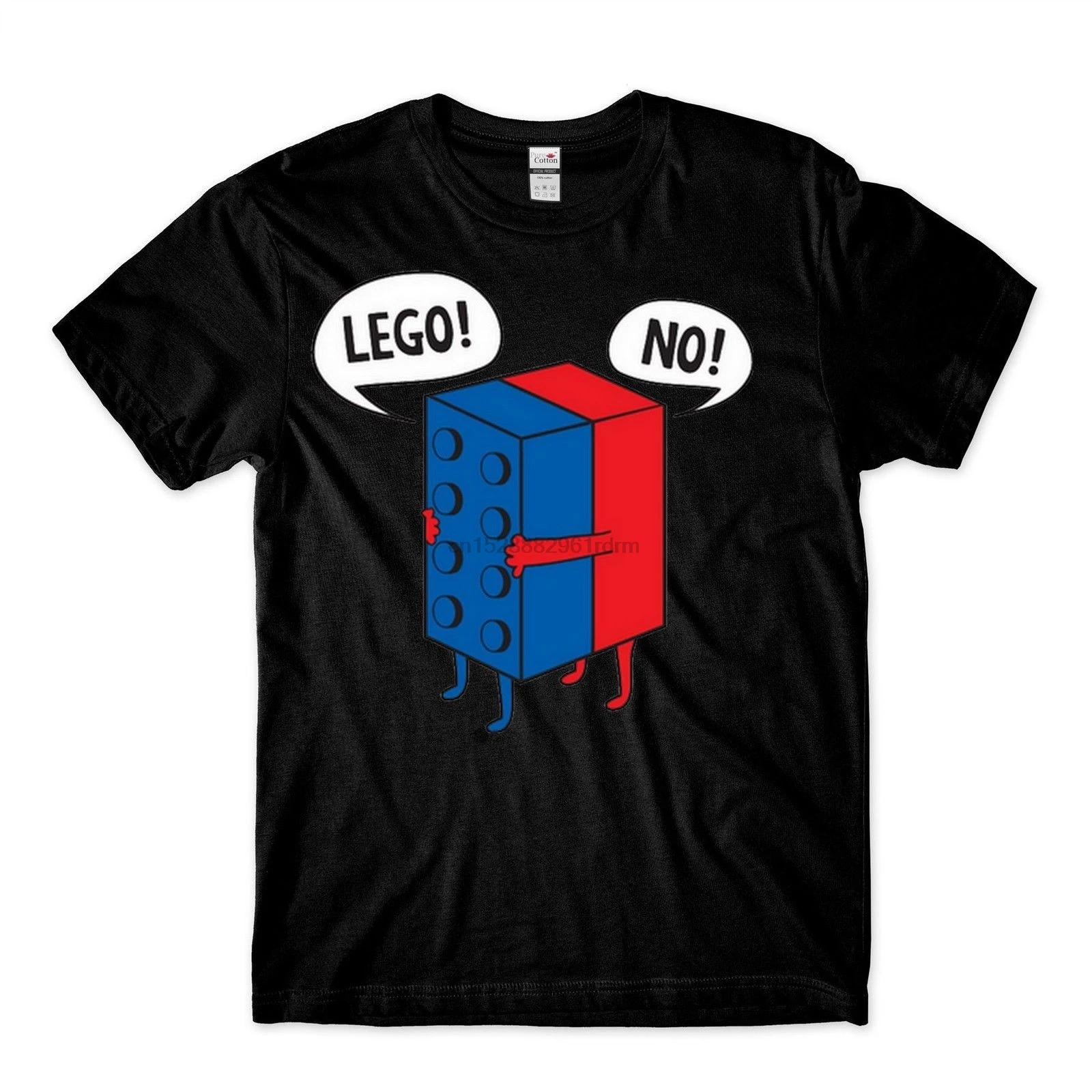 Lego No! Funny Inspired Design T-Shirts Unisex All Colours and Sizes Gift Print T-shirtHip Hop Tee ShirtNEW ARRIVAL tees | Мужская