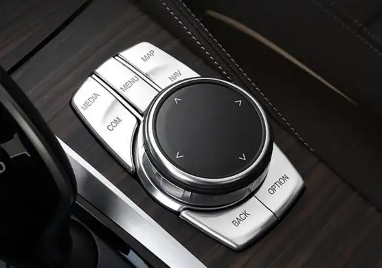 5 ABS хром для BMW X3 G01 6GT 6 серии GT 2018 19 салона наклейки кнопок мультимедиа idriver Стикеры