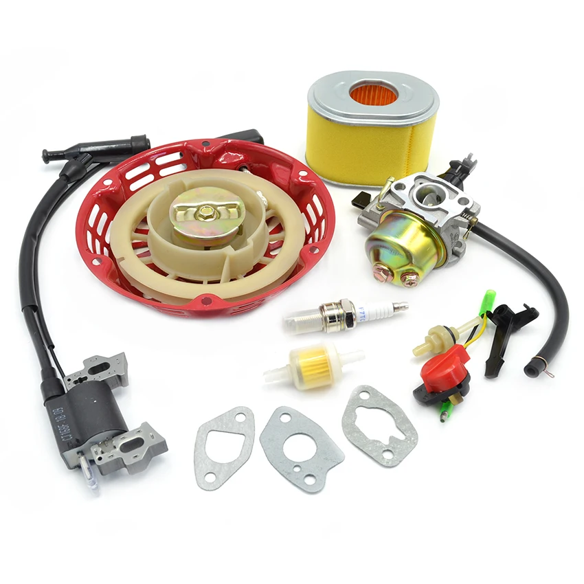 Стартер воздушный фильтр катушка зажигания карбюратор свечей Fit Gx120 Gx160 Gx168 Gx200 5.5Hp