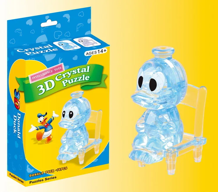 Горячая 3D Кристалл Головоломка мультфильм DIY головоломки аниме сборки модель обучающая игрушка милый подарок на день рождения игрушки для детей