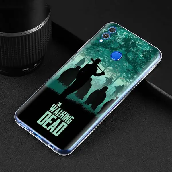 02 The Walking Dead команда нигана мягкий чехол для huawei Honor 8X 8C 8 S 8A 9 10 Lite 20i просмотра 20 Y6 Y7 Y9 чехол Coque - Цвет: 02