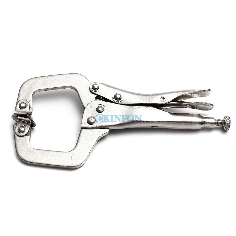 DHL 100 шт 6 ''C Clamp тиски Блокировка ручки плоскогубцы гаечный ключ Сварка металла