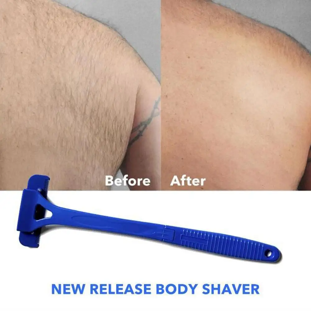 Безопасный складной мужской нож для бритья с длинной ручкой бритва тела триммер