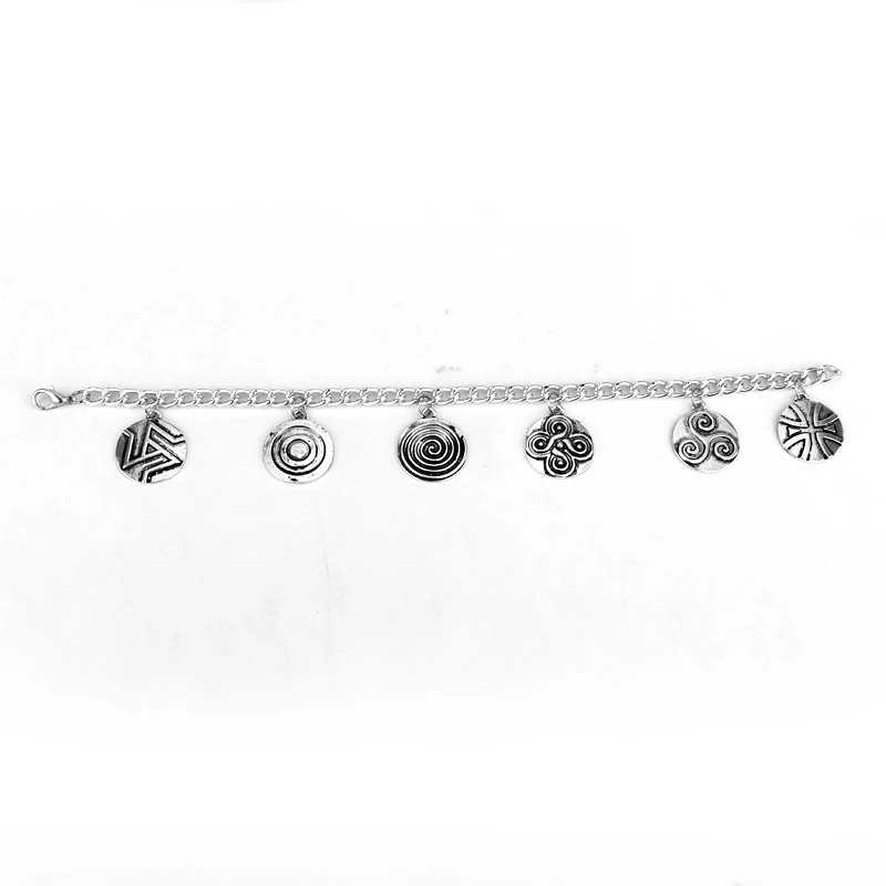 Лидер продаж Подростковый модный браслет с подвеской из сплава волка оптовая