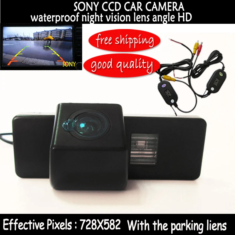 Беспроводная Автомобильная камера заднего вида HD для SONY CCD Citroen C4/C5/C Triumph/C four Peugeot
