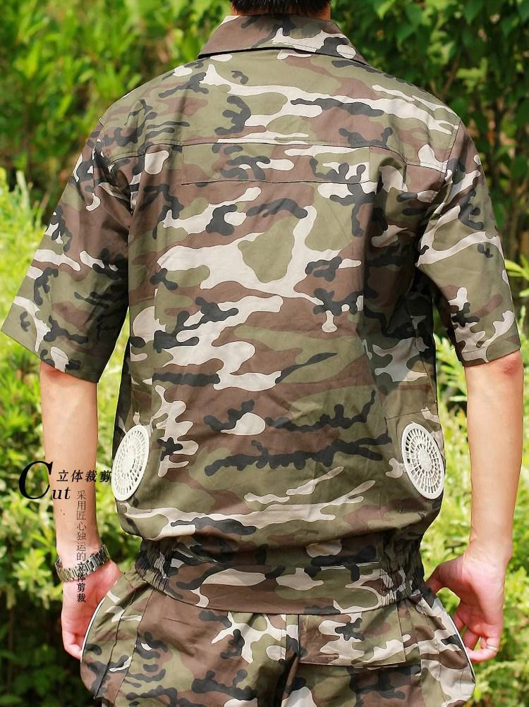 Спаситель Camo Кондиционер одежда портативный вентилятор охлаждения форма жилет