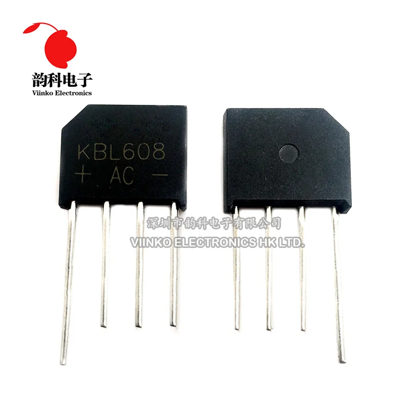 5 шт. KBL608 KBL-608 6A 800 в диодный мост выпрямителя