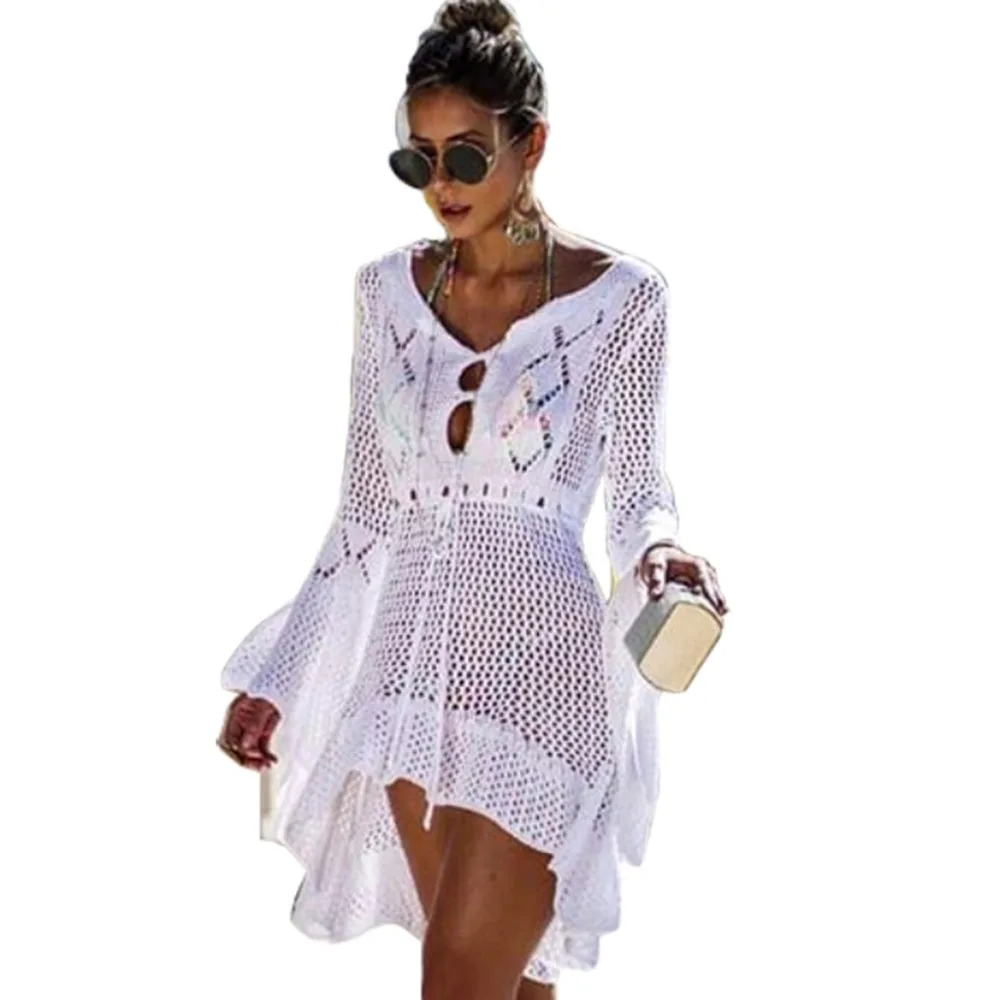 Женские открытые с расклешенными рукавами талией купальники купальный костюм