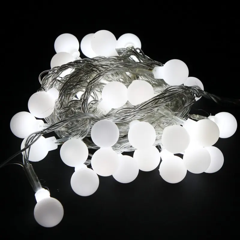 Водонепроницаемая мини гирлянда с шариками 10 м 220 светодиодов в|string lights|ball string