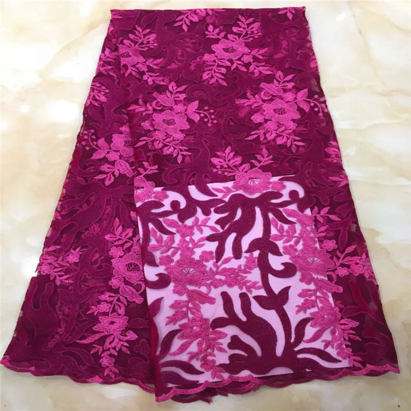 Кассия 2019 новый стиль французская сетчатая кружевная ткань Новинка коричневый