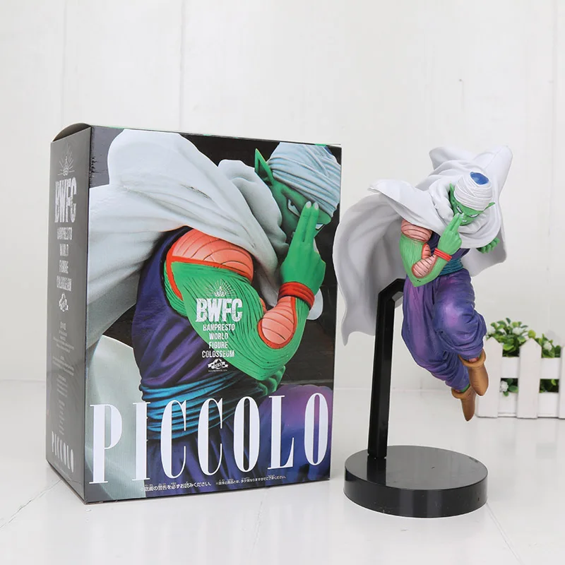 Piccolo with box 18-22 см Dragon Ball Z экшн фигурка Фриза второй формы битва пикколо фигурки из ПВХ DBZ Figural Brinquedos - Цвет: Piccolo with box