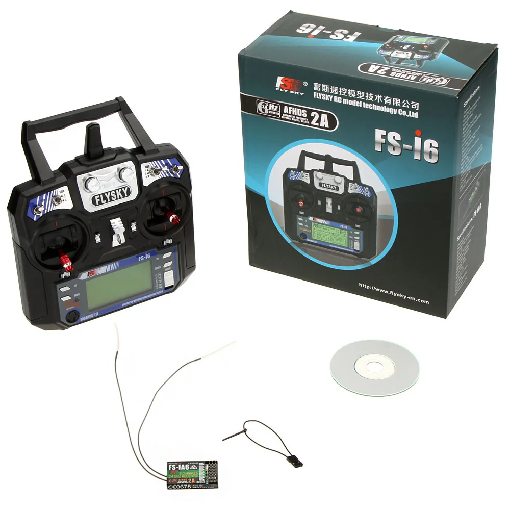 FlySky телефон с дистанционным управлением 2 4G 6CH AFHDS Радиоуправляемый передатчик со