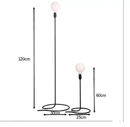Минималистичные Современные Напольные лампы в стиле ретро Лофт декоративные
