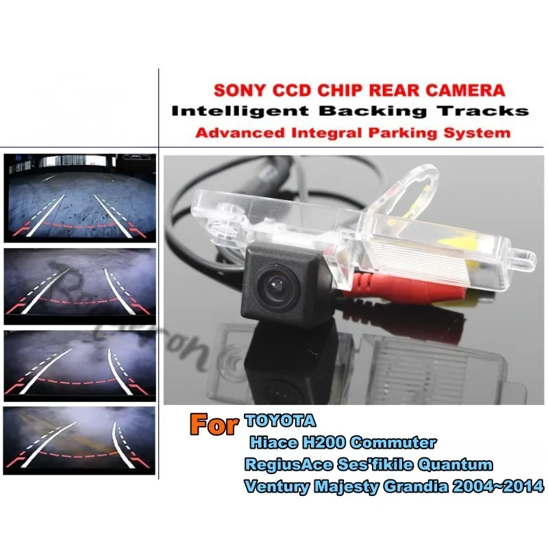

For TOYOTA Hiace H200 Commuter RegiusAce Ses'fikile Quantum Ventury Majesty Grandia Car Dynamic Tragectory Rear View Camera