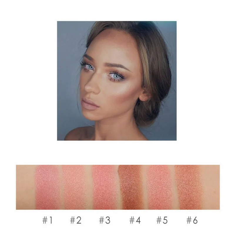 Manooby Макияж для лица Румяна Палитра Запеченные контурный макияж кожи женщин