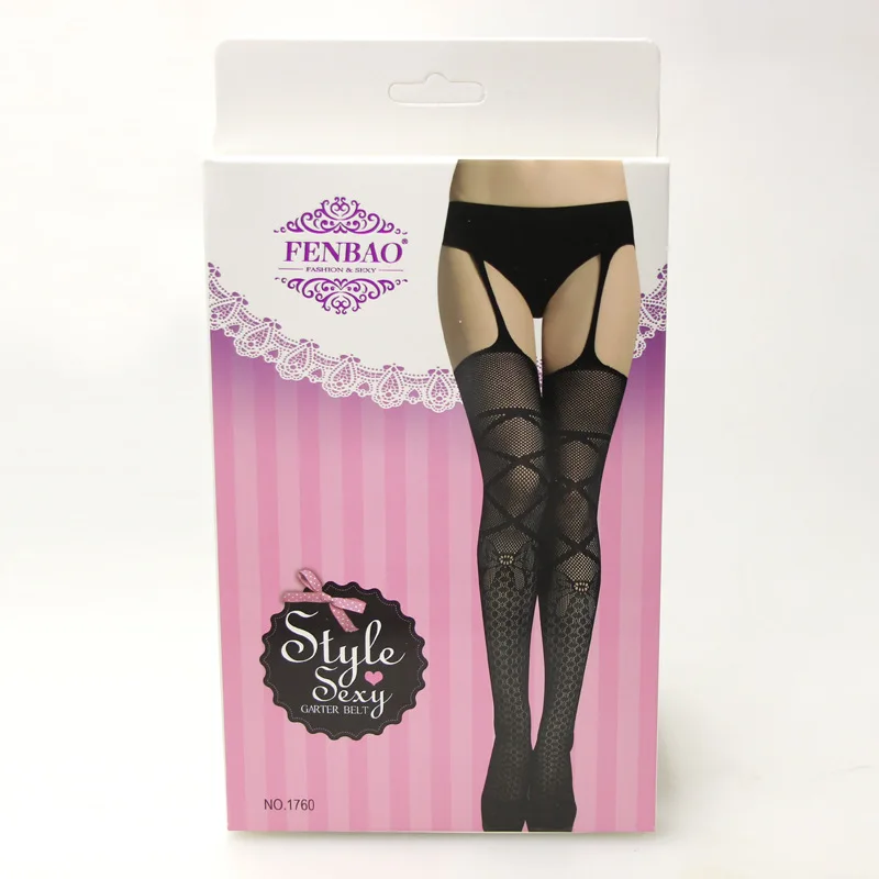 Женские кружевные чулочки Meia Longa ажурные с подтяжками 2016|thigh high stockings|high stockingsfishnet