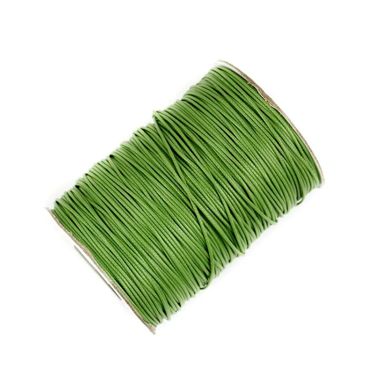 Army Green 30 цветов, 1 мм, 1,5 мм, 2 мм, корейский шнур из полиэфирного волокна, круглая веревка для бисероплетения/нить/проволока/веревка для рукоделия, аксессуары - Цвет: Army Green