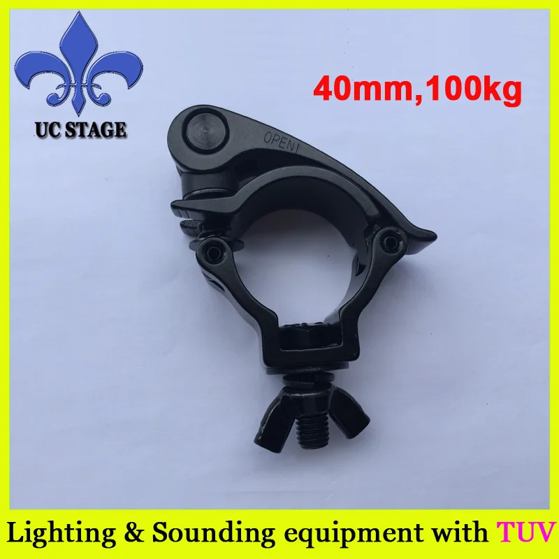 Самоблокирующийся крючок 40 мм легкий зажим комплекты зажимов для шеста/фермы