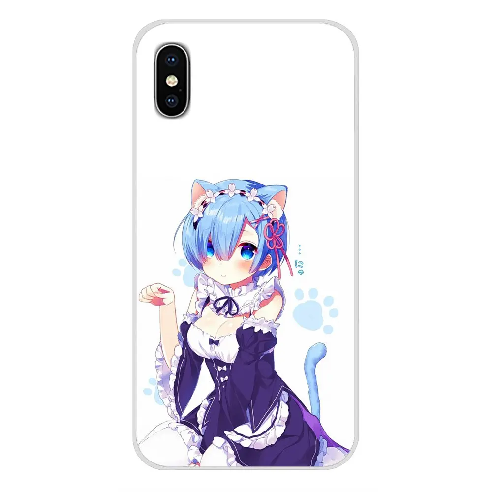 Для LG G3 G4 мини G5 G6 G7 Q6 Q7 Q8 Q9 V10 V20 V30 X Мощность 2 3 K10 K4 K8 2017 аниме ReZERO в другой мир для