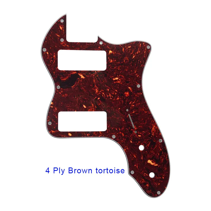 Фото Детали для гитары Pleroo-для классической серии Telecaster Tele Thinline, гитарная Накладка для защиты от царапин с P90, хамбакером, пикапами №2