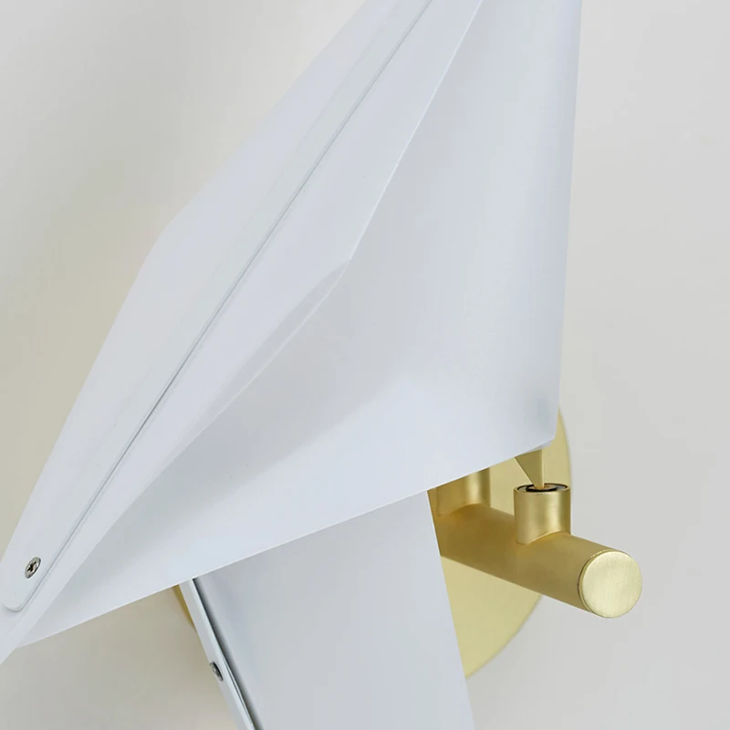 SGROW Creative Design Living Room LED Wall Lamp for Bedroom 20x50cm Acrylic Origami Modern Bedside Lighting Fixtures | Освещение