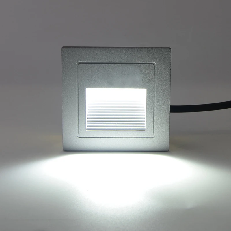 Водонепроницаемый нисходящий Footlight LED лестничный свет шаг 3W 85 265v утопленный в