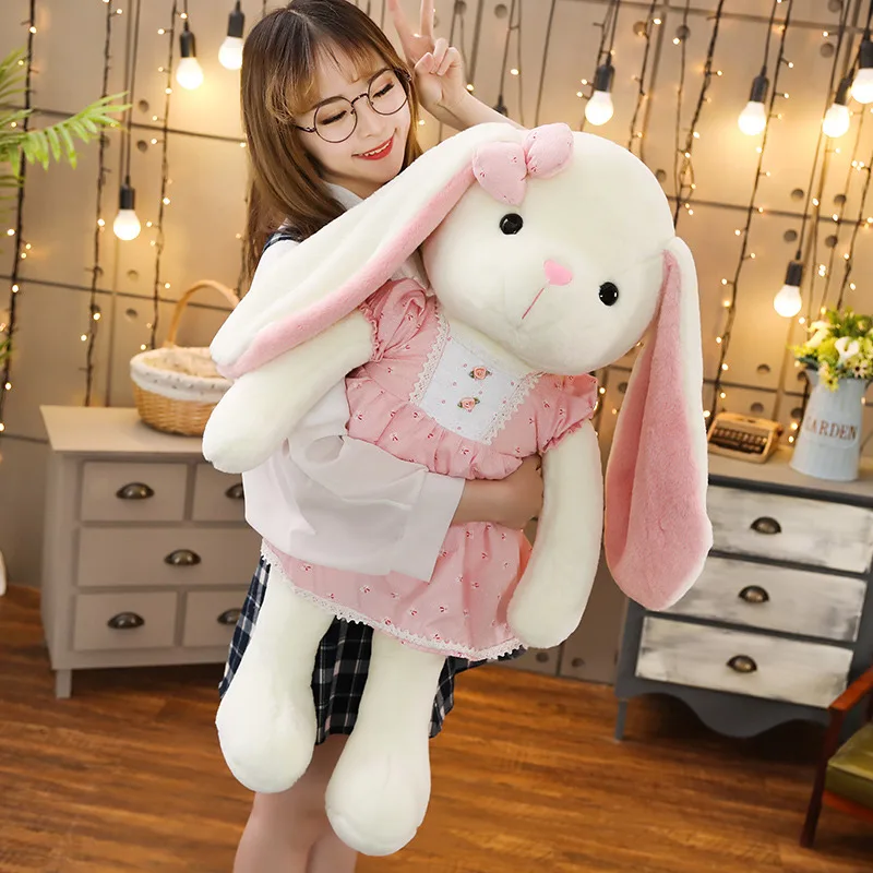 Милый Плюшевый кролик игрушка мягкие игрушки в виде животных юбка куклы детские