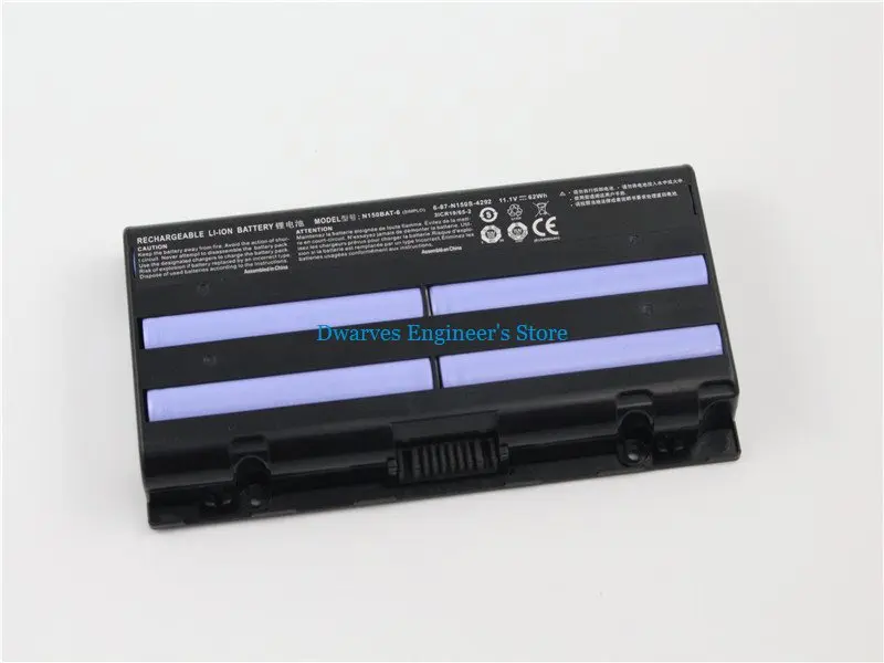 N150BAT-6 ноутбук Батарея для Clevo N150BAT-6 Metabox Альфа N170SD N150SD N151SD N155S 6-87-N150S-4292 Батарея 62Wh