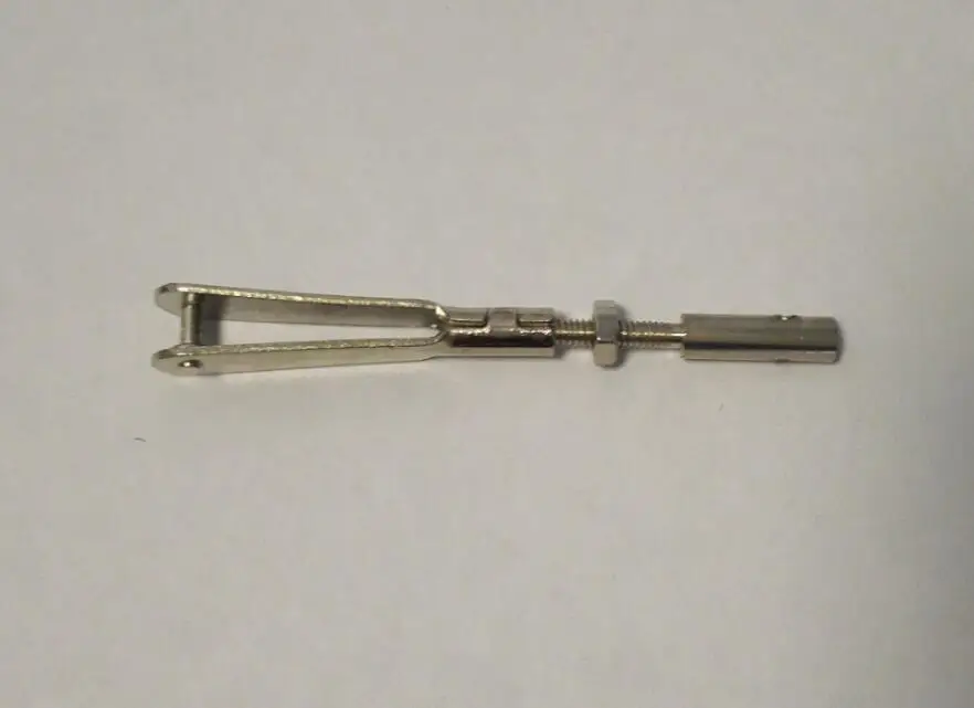 10 шт./пакет * металлическая скоба с полым валом D2 + M2xL20mm|metal clevis|hollow shaft |