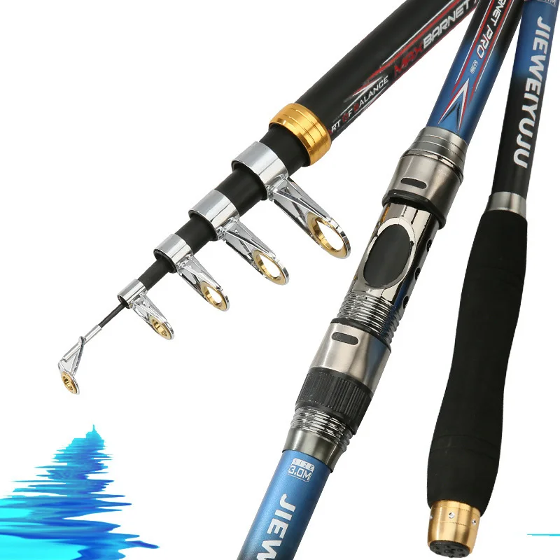 Новая портативная телескопическая рыболовная удочка для путешествий