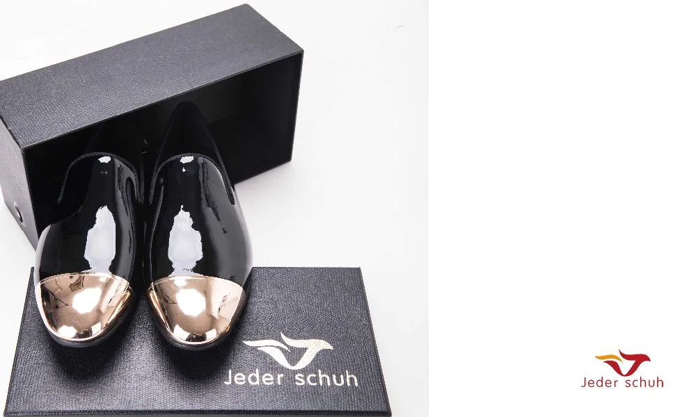 Jeder Schuh/Новинка; черные и белые лакированные мужские туфли ручной работы; вечерние и свадебные Мужские модельные туфли; мужские лоферы; большие размеры