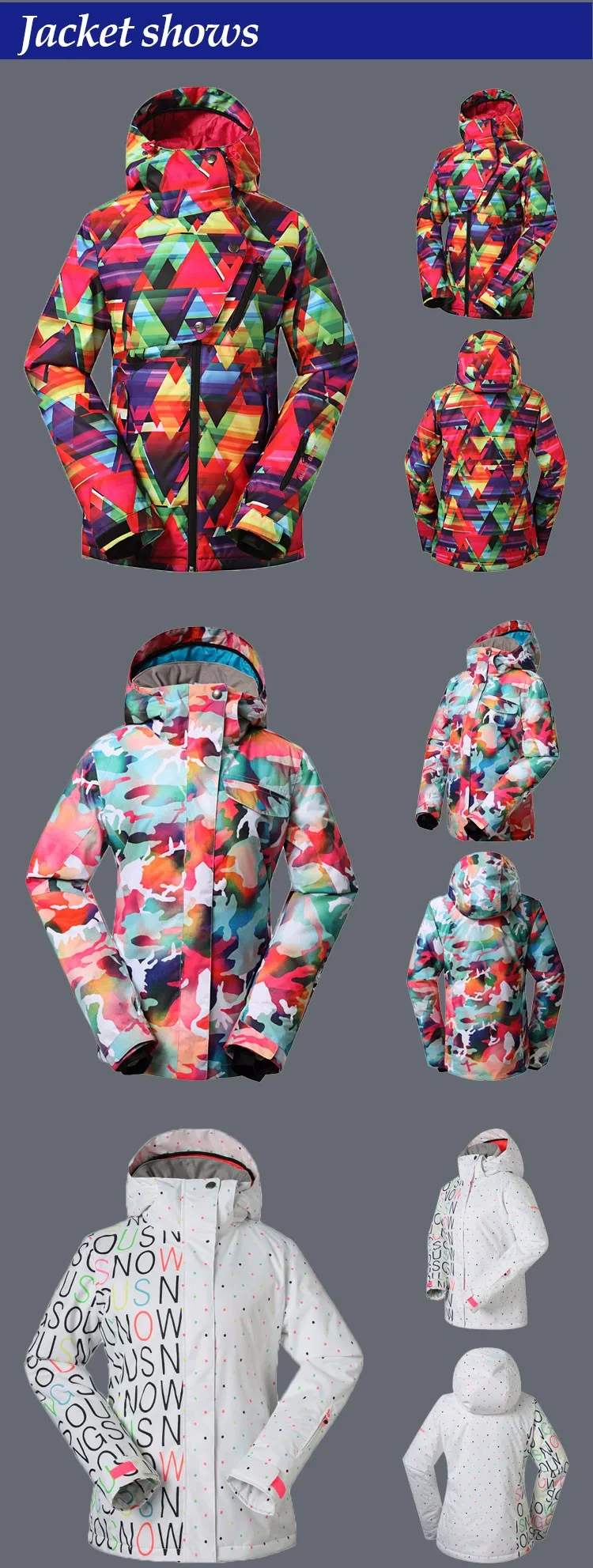 Gsou Snow-30 Градусов Женский Лыжный Костюм Зимний Теплый Костюм для Сноуборда Ветрозащитный Водонепроницаемый Женский Горнолыжные Куртки Дышащие Брюки