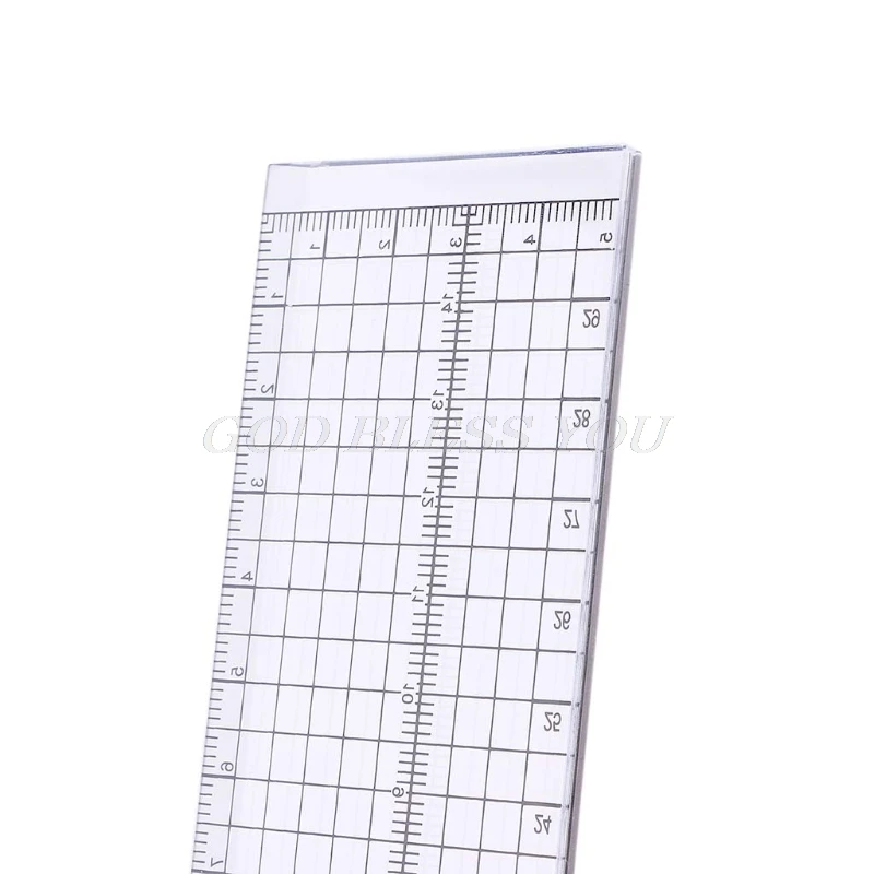 Стегальная швейная Лоскутная ног соответствие линейка сетка для резки края по