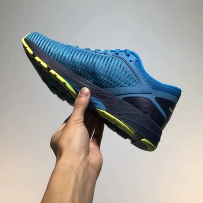 Новинка года; Лидер продаж; ASICS DynaFlyte 2; Мужская Спортивная обувь для бега; оригинальная обувь для бега - Цвет: Синий