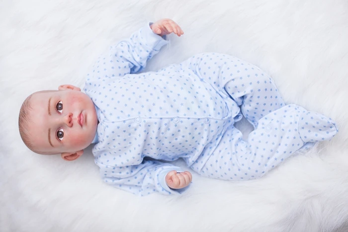 50 см Мягкая силиконовая Кукла Reborn игрушка для новорожденного мальчика кукла