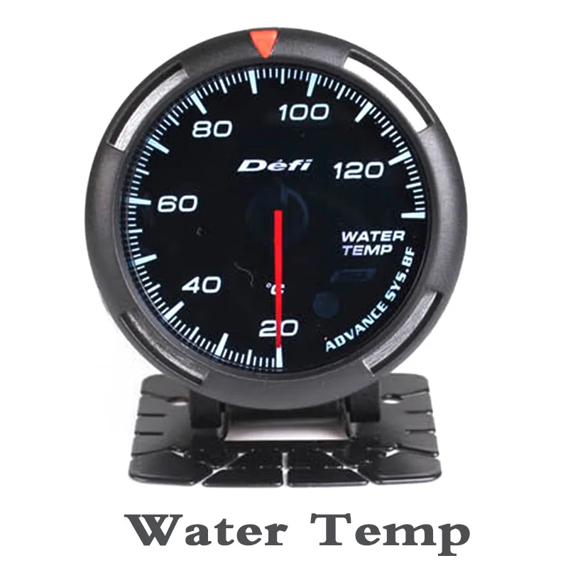 water temp Df Advance BF 2,5 дюймов 60 мм 7 цветов шаговый двигатель электронный датчик турбо температура воды масла пресс масла AFR EGT автоматический датчик - Цвет: water temp