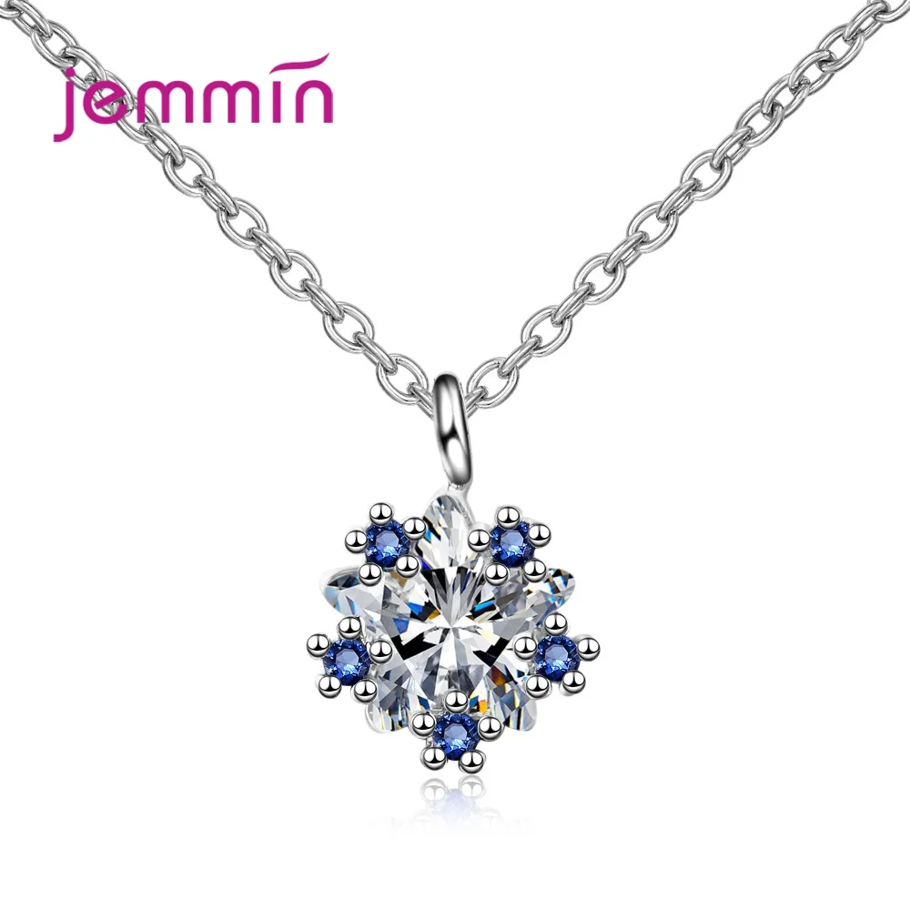 

Fashion Small Blue Star CZ Charms Pendant Choker 925 Sterling Silver Women/Lady/Girls Necklace Pendant Jewelry Making Gifts