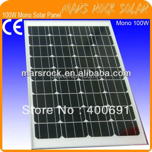 Монокристаллический Модуль солнечной панели 100 Вт 18 в с особой технологией