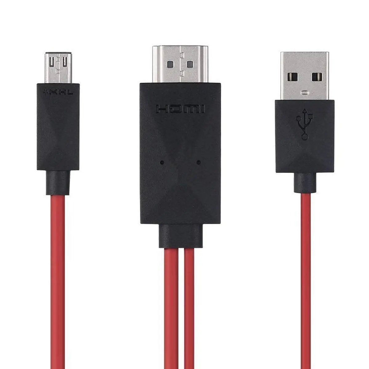 6,5 футов MHL Micro-USB к HDMI адаптер конвертер кабель 1080P HDTV для Android устройств samsung Galaxy S3 S4 S5 Note 3 Note 2 нет